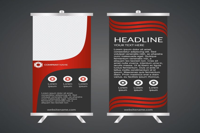 pull up banner design