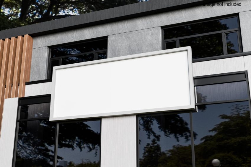panel signage